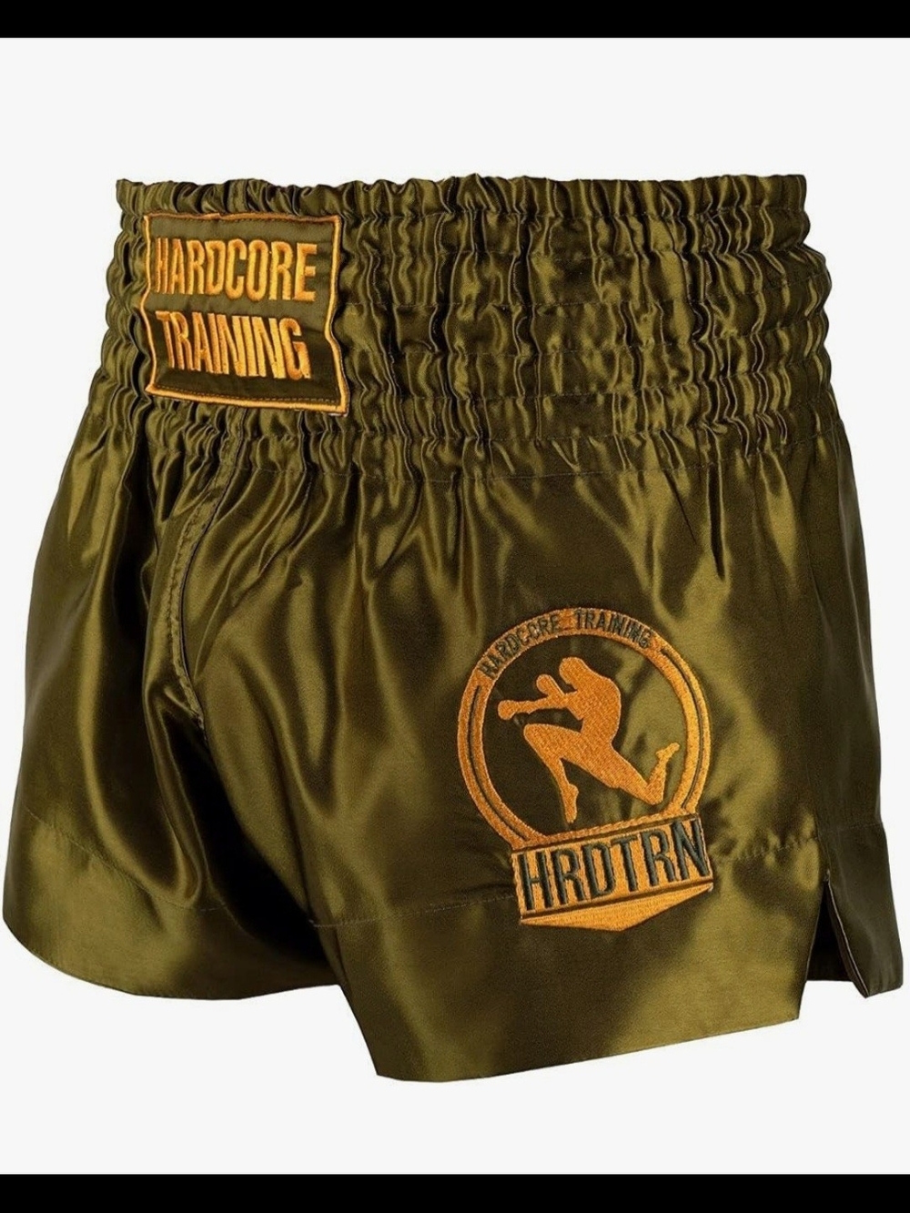 Hardcore Training Muay Thai Shorts Green Kick Boxing Fighting Size Small NEW